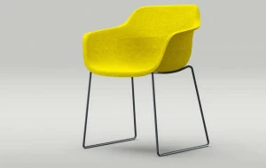 Brunner Стул из войлока с подлокотниками Crona