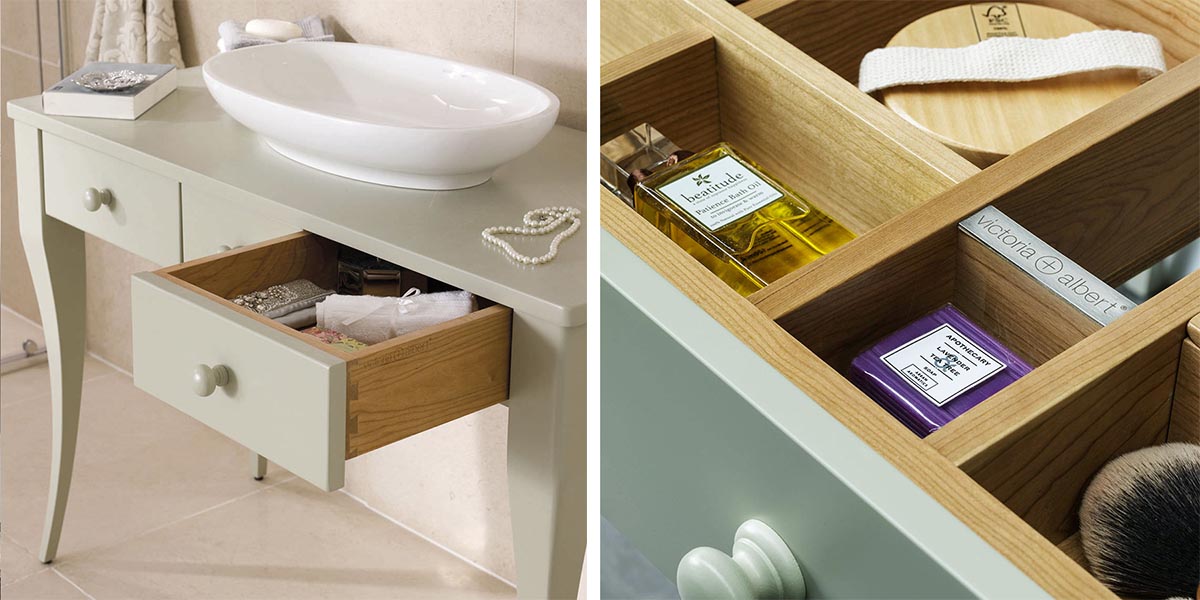 Тумба для ванной Bosa 112 Glass BOS-N-112-GR Victoria + Albert BOSN112GR - Вид №1