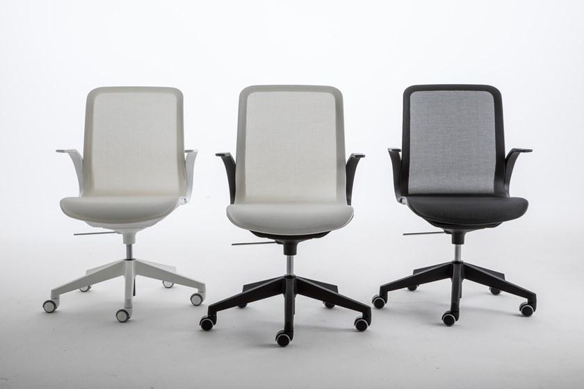 Luxy Стул для руководителя из нейлона® с подлокотниками и средней спинкой Smartlight sun-id-1480599 - Вид №8