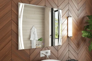 Зеркало Elen Luxe 600600⨉40⨉700 мм хром