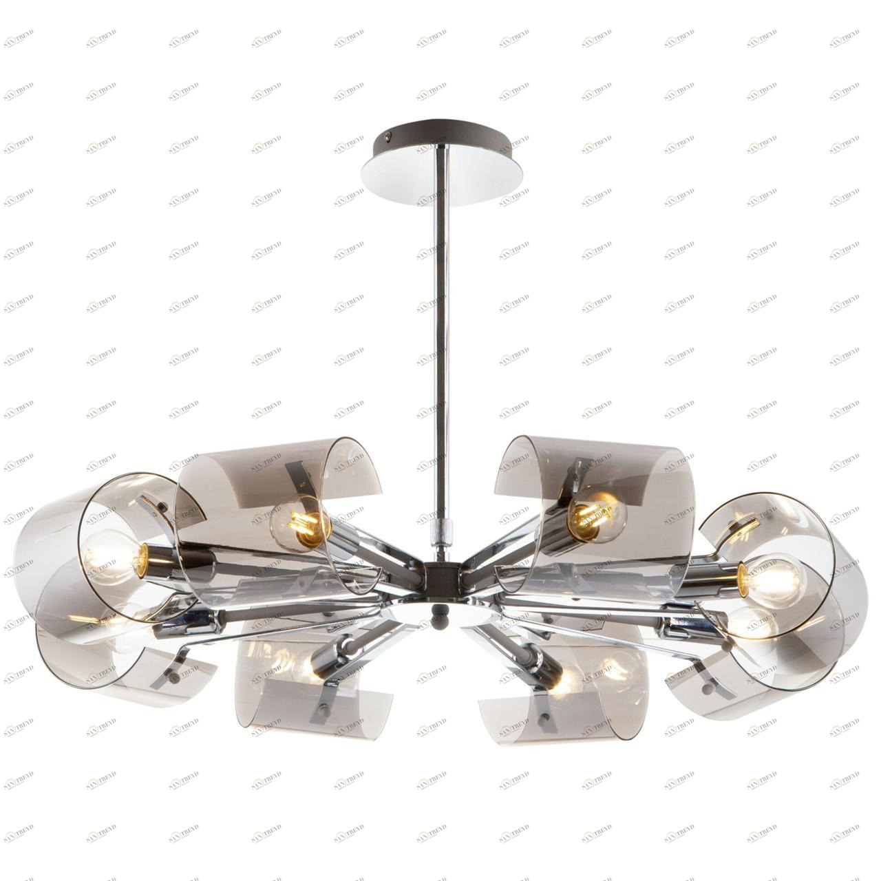 Подвесная люстра Freya Seona FR5024PL-08GR FREYA ДИЗАЙНЕРСКИЕ, SEONA 313397 Дуб 