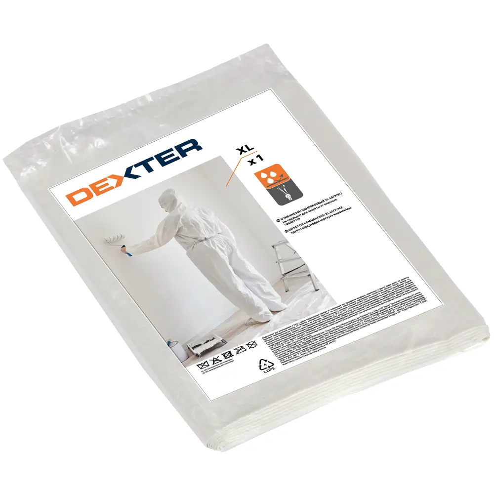 DEXTER Защитный комбинезон XL для строительных работ 83200541 STLM-0039410 - Вид №1