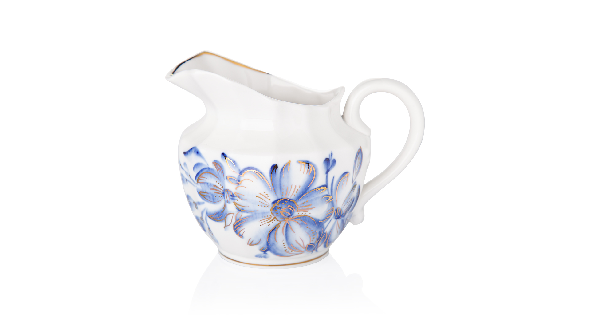 10621566 Промыслы Вербилок Сервиз чайный 6/15 "Мальва" Фарфор  - Вид №3