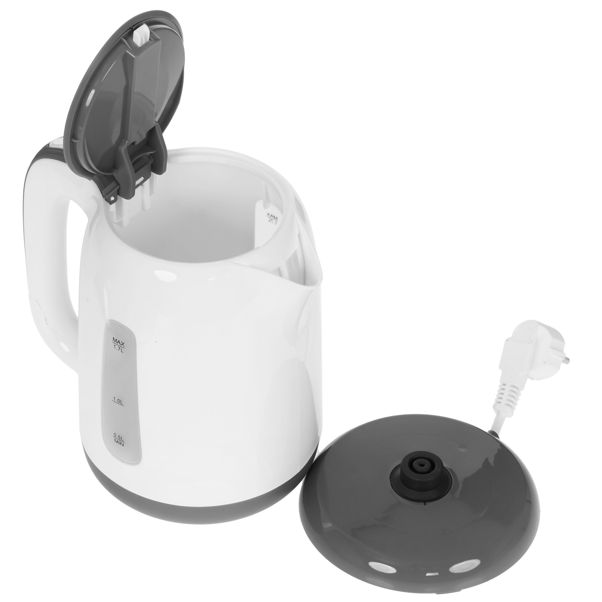 9182158 Электрочайник RENOVA KT17P-01W серый STDN-0097256 - Вид №3