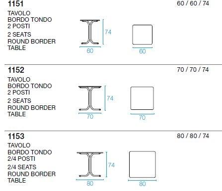 emu Квадратный складной стальной стол sun-id-1468673 - Вид №14