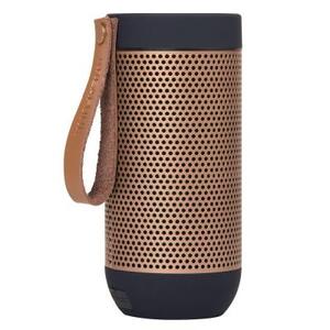 Колонка беспроводная с ремешком aFUNK, синяя с бронзой