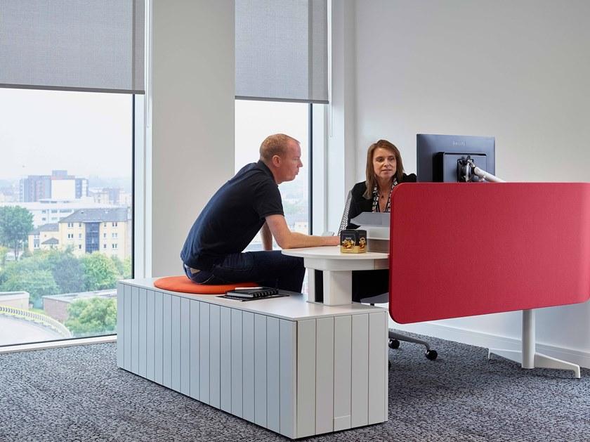 Herman Miller Модульный стол с регулируемой высотой и встроенной полкой Locale sun-id-1403367 - Вид №10