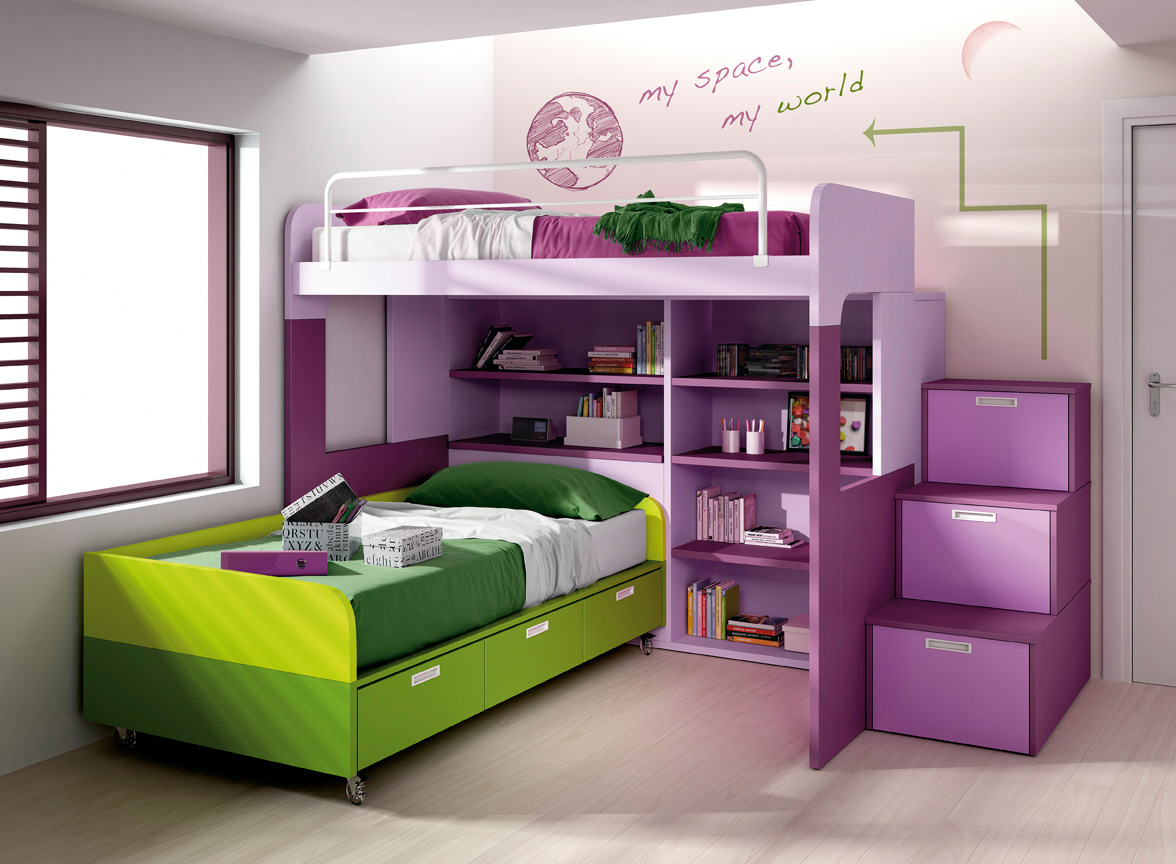 001095 Двухъярусная кровать 73 Arasanz Santreyd 