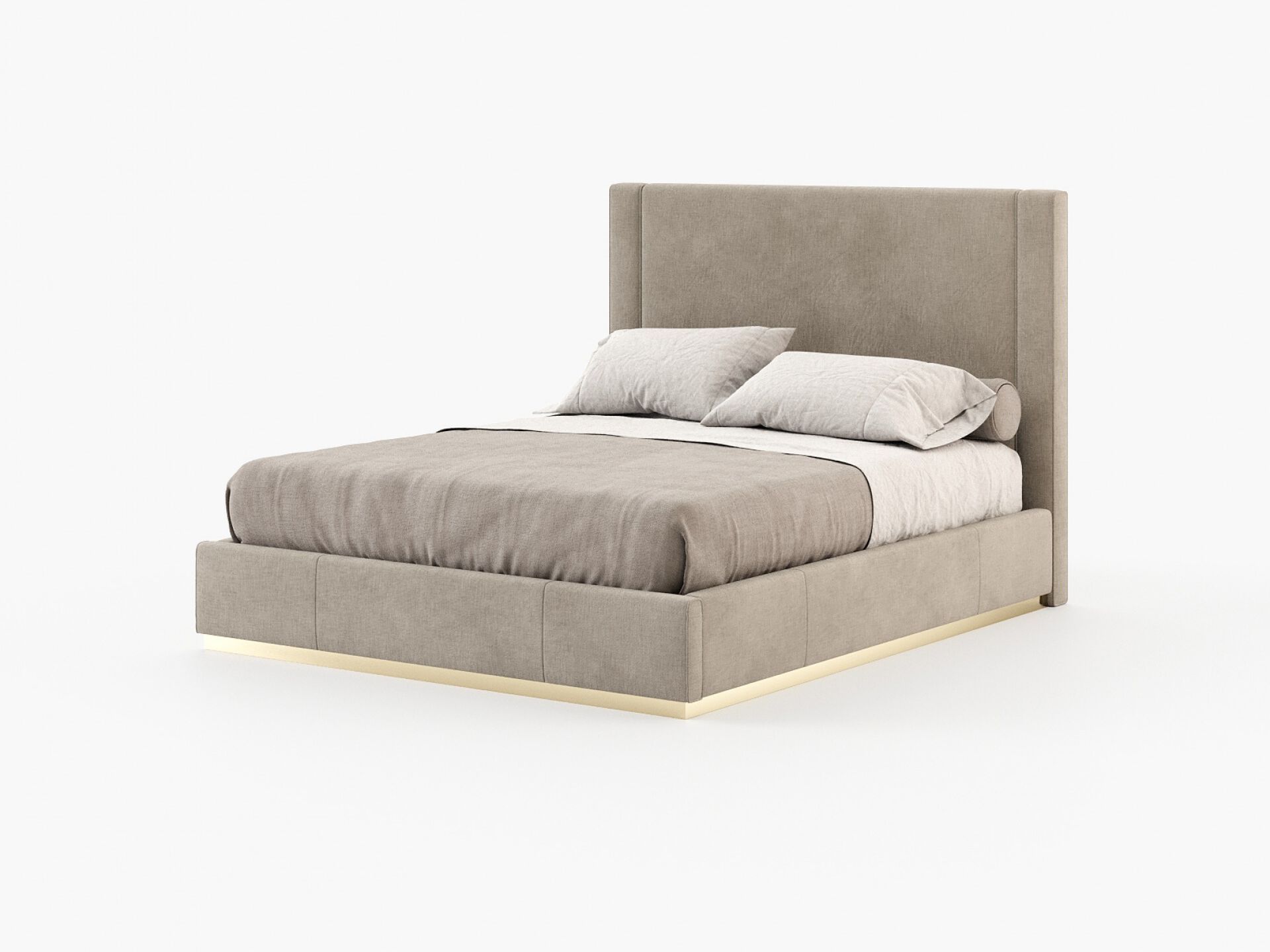 Двуспальная кровать из льна Laskasas CORIN ARCH-00133257 - Вид №4