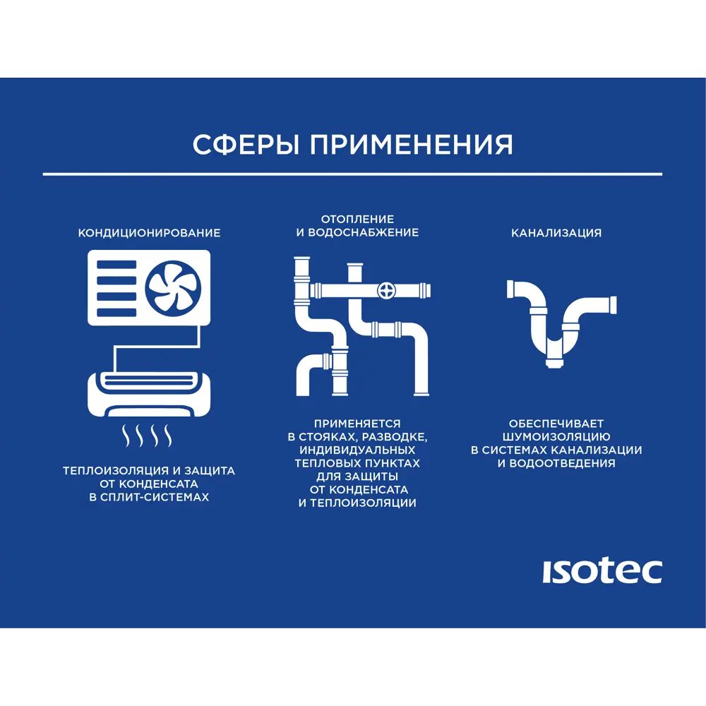 Isotec Flex - каучуковая изоляция для труб ø35 мм 86798003 STLM-0808337 - Вид №5