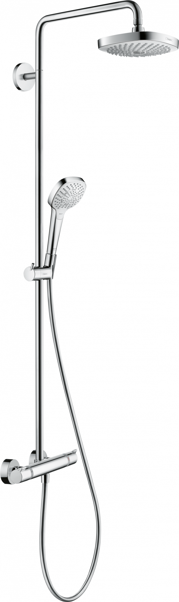 27257400 Croma Select E Showerpipe 180 2jet EcoSmart 9 л / мин с термостатом Hansgrohe 
