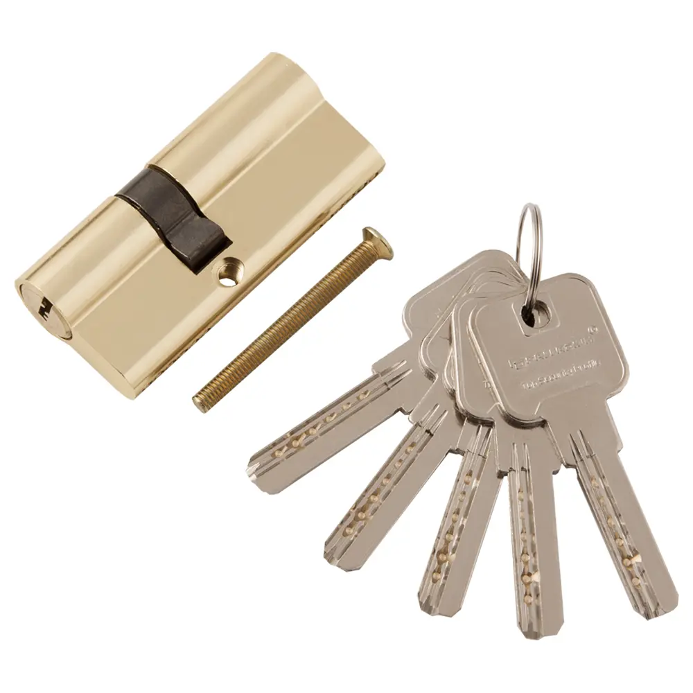 Цилиндр Standers ключ/ключ 30х40 золото, TT-CAB807 17264125 STLM-2136784  - Вид №1