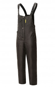 65025 Полукомбинезон зимний влагозащитный черный  Зимняя спецодежда  размер 60-62/170-176