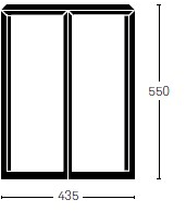 Deadgood Высокий квадратный журнальный столик из стали и стекла  Tu3  - Вид №3
