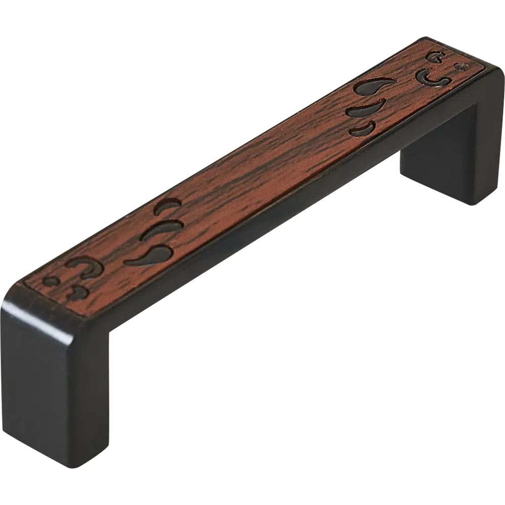 86899840 Ручка-скоба мебельная Celeus дерево 96 мм цвет коричневый STLM-1007347 PALLADIUM 