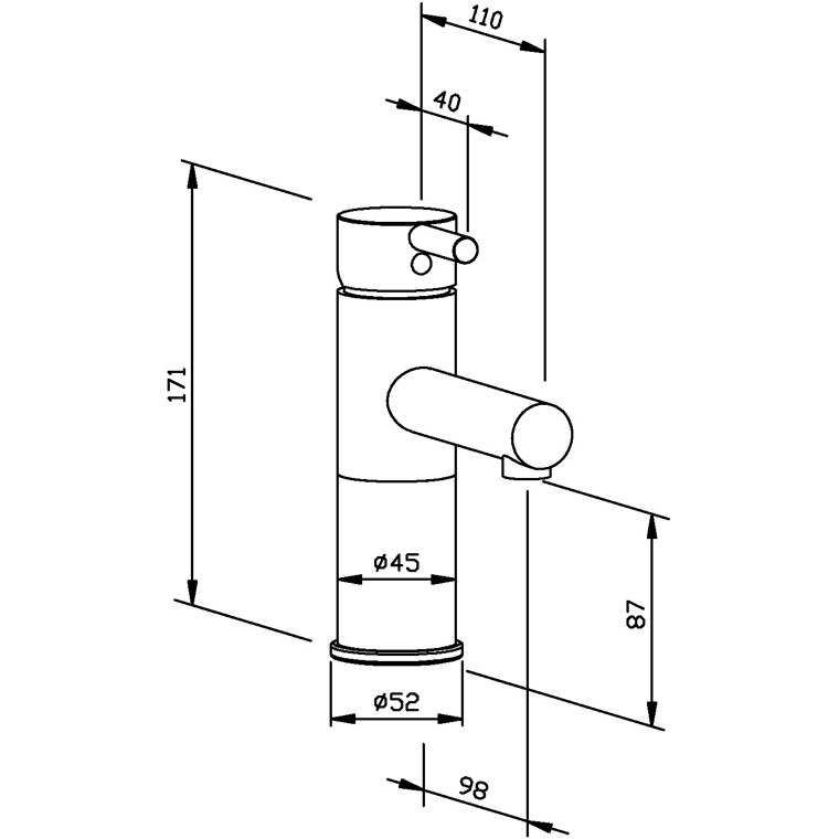 924267 Смеситель для раковины WA200 WAGNER_EWAR A-LINE Wagner Ewar  - Вид №1