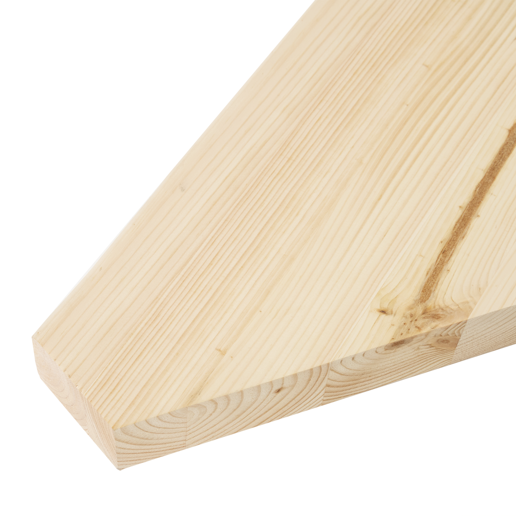 83850971 Ступень угловая сращенная хвоя сорт Экстра 40х950х950 мм STLM-0044981 Santreyd  - Вид №1