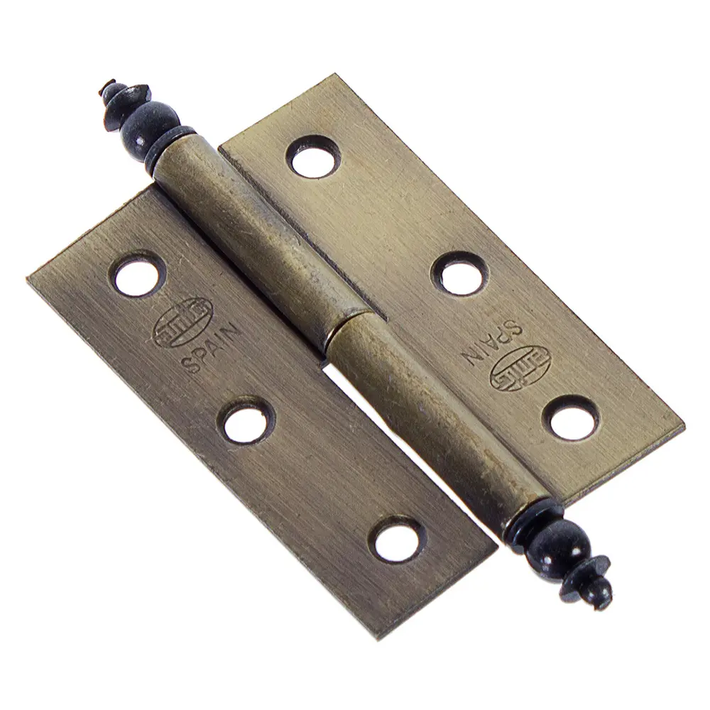 Петля мебельная карточная съёмная левая Amig 541 50x35 мм сталь цвет бронза STLM-2157166