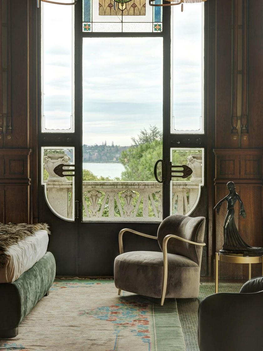 SELVA Мягкое кожаное кресло с подлокотниками  1172  - Вид №7