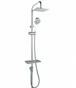 LM8803C Душевой гарнитур LM8803С без смесителя c верхней душевой лейкой "Тропический дождь", хром LEMARK