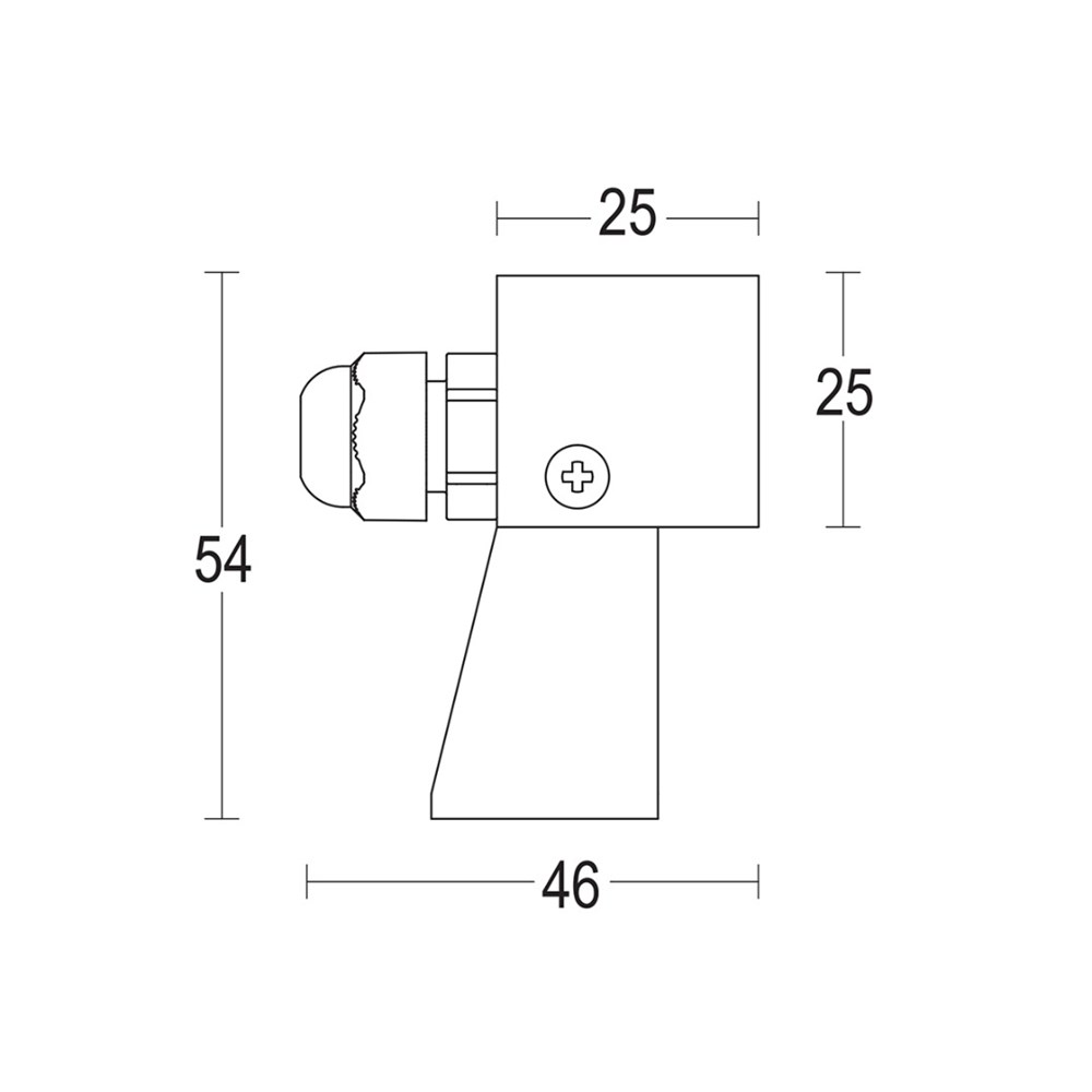 MicroSegno Spot SQ Ghidini Segno Spot SQ .05 Темно-Cерый (Матовый)  - Вид №1
