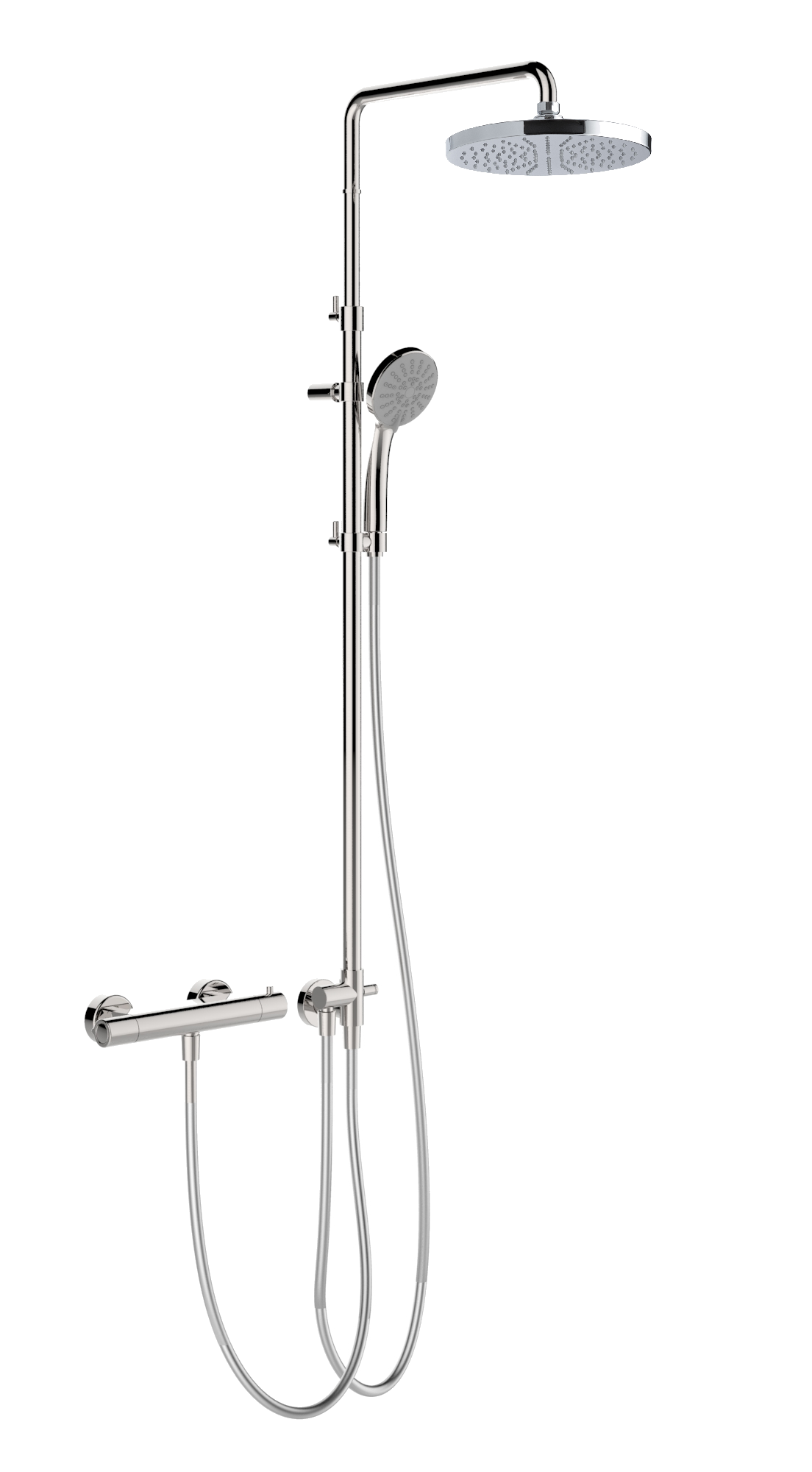 00-1837-N-CR CARIMALI Риголетто телескопическая, душевая лейка Stick 