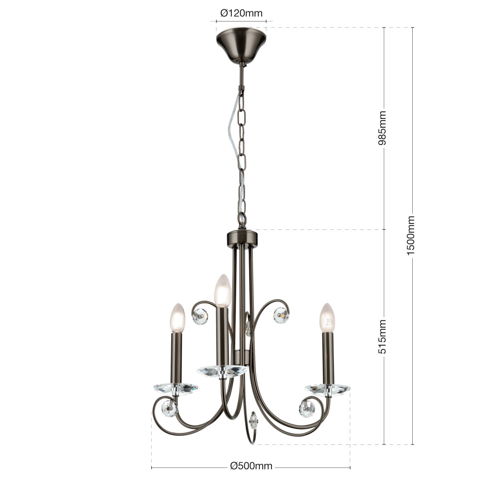 Латунная люстра Orion Ariane ARCH-00009584 - Вид №30