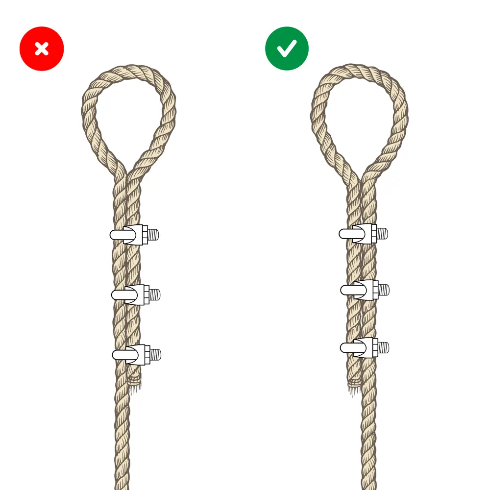 Зажим для троса DIN 741 10 мм, сталь оцинкованная STANDERS STLM-2195057 - Вид №3