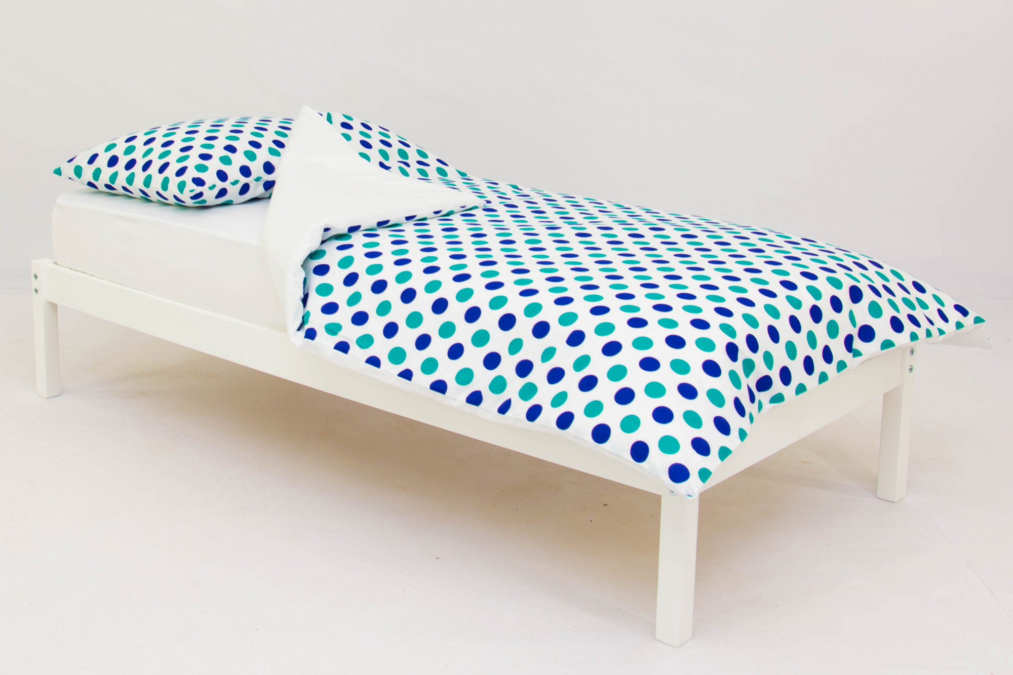 Детское постельное белье "Круги" мятное, синее БЕЛЬМАРКО  327412 Голубой Santreyd  - Вид №1