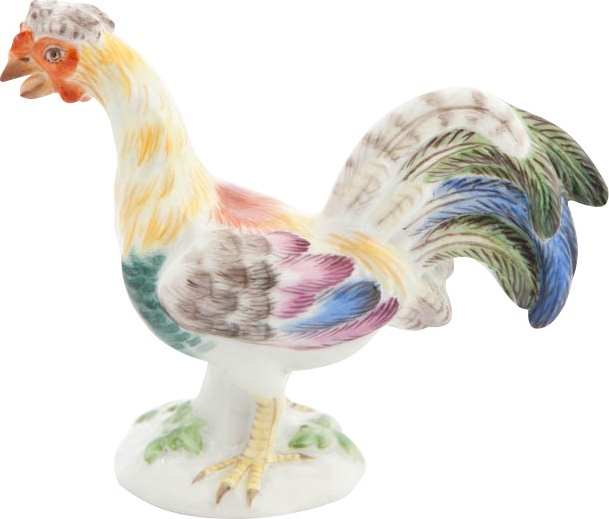 10603765 Meissen Фигурка 6,5см "Петух" Фарфор 