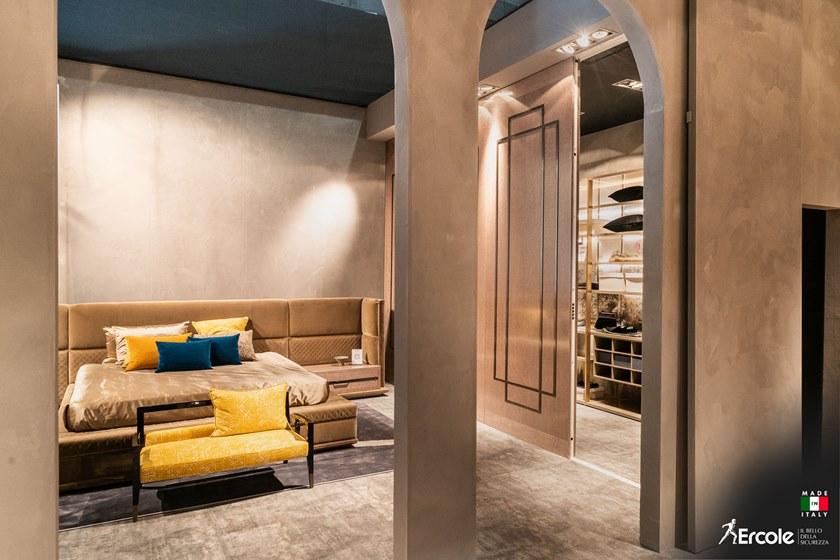 Ercole Бронированная поворотная дверь из массива дерева заподлицо со стеной sun-id-1481421 - Вид №7