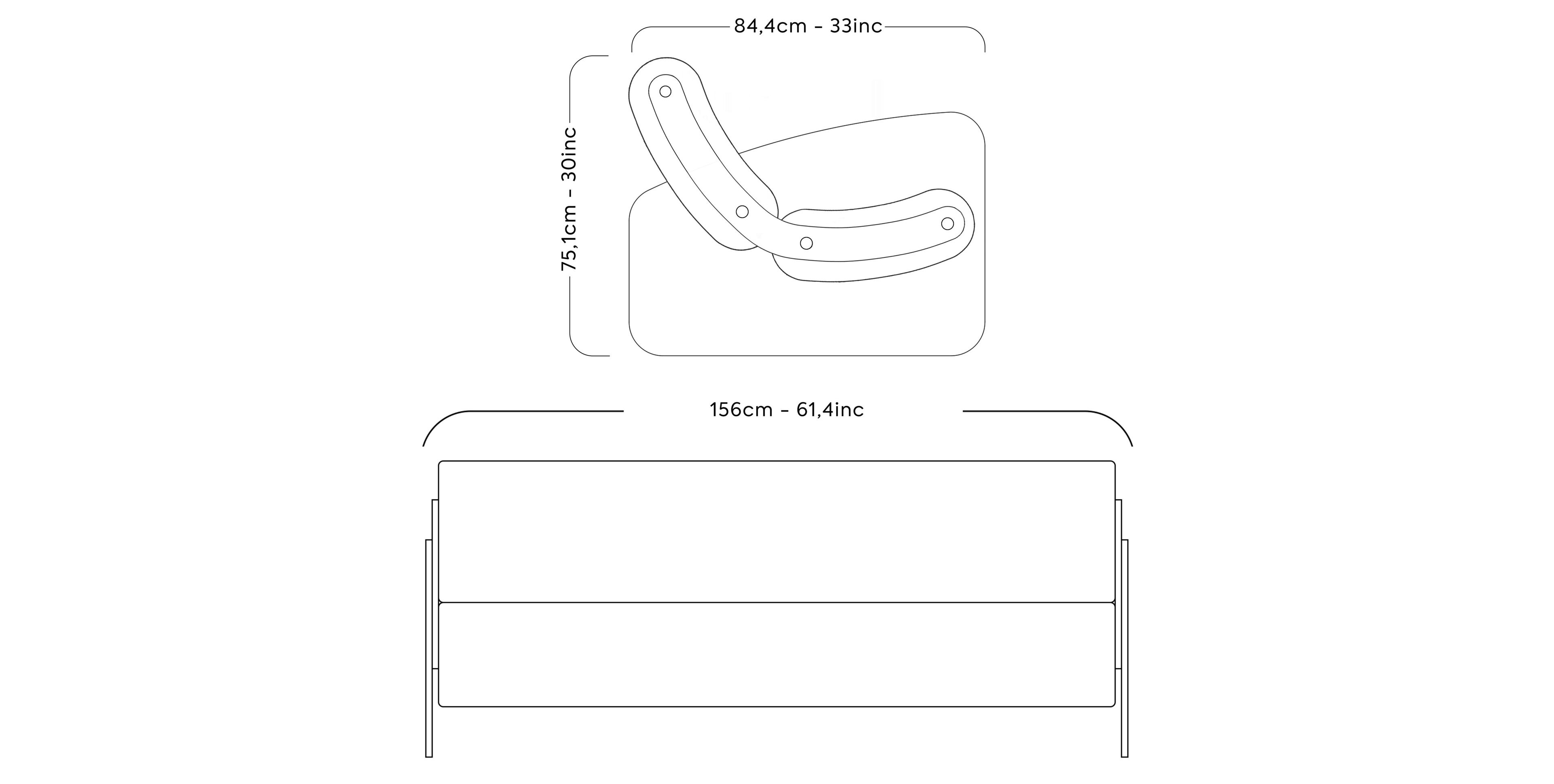 2-местный линейный диван KUUMO MW03 ARCH-00032722 - Вид №9