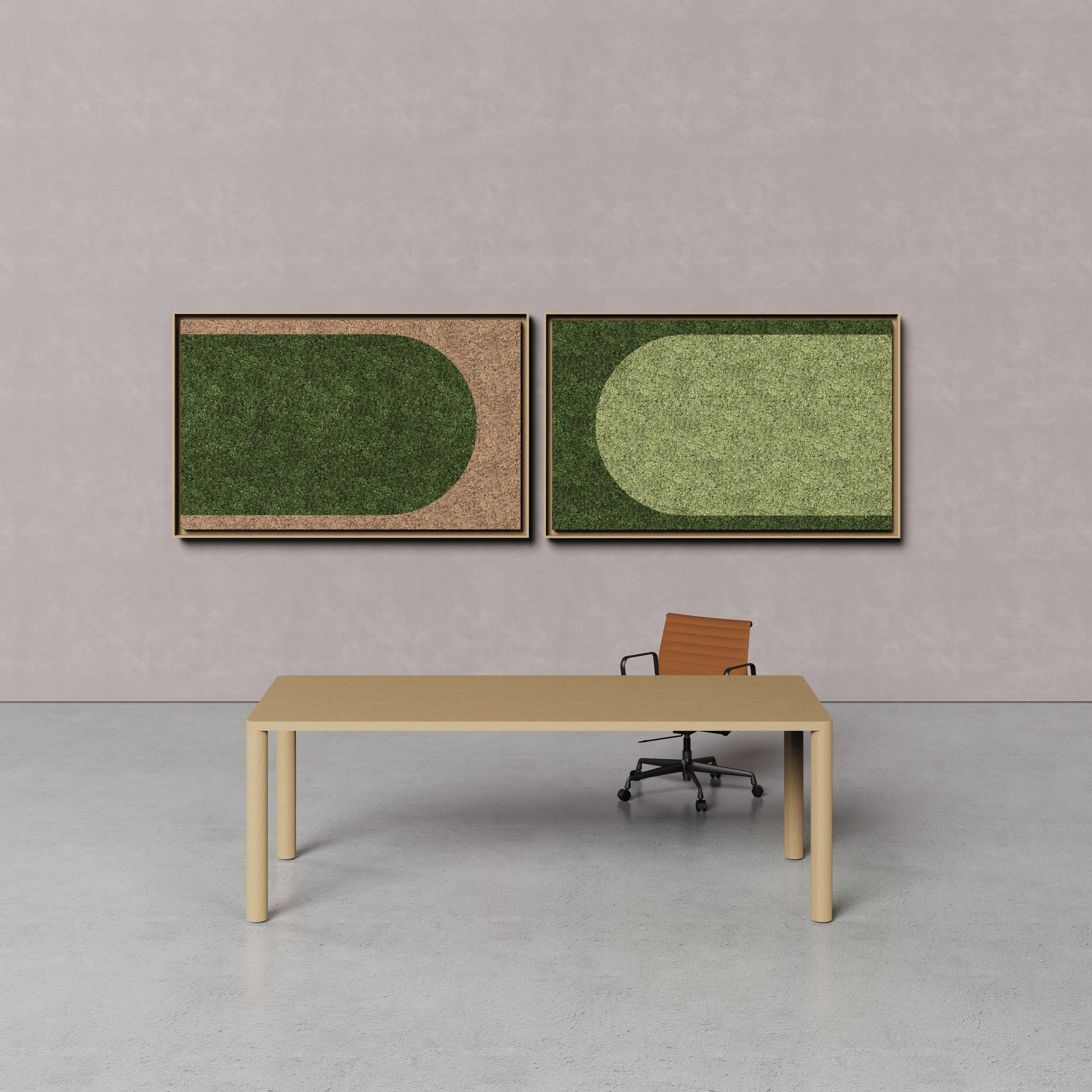 Акустическая панель из мха GREENMOOD FRAMED GEOMETRIC ARCH-00124960 - Вид №4