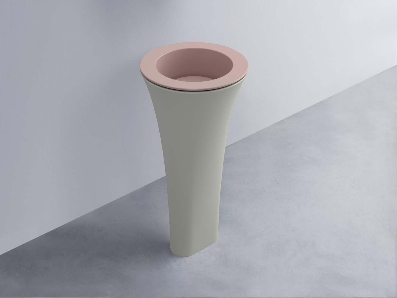AMLA45-CP+AMPILT-CP+AMCOLT-PM Раковина Amedeo Tondo отдельностоящая cielo Enjoy + Amedeo Ceramica Cielo