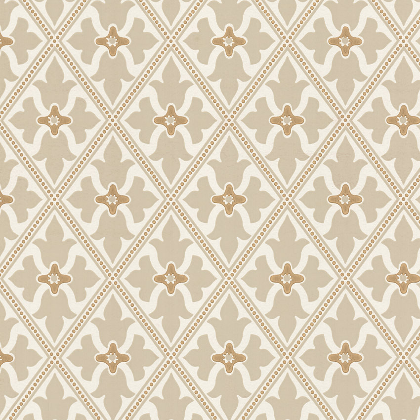 Traditional bathrooms Motivtapete Bayham Bayham - Little Greene  - Вид №2