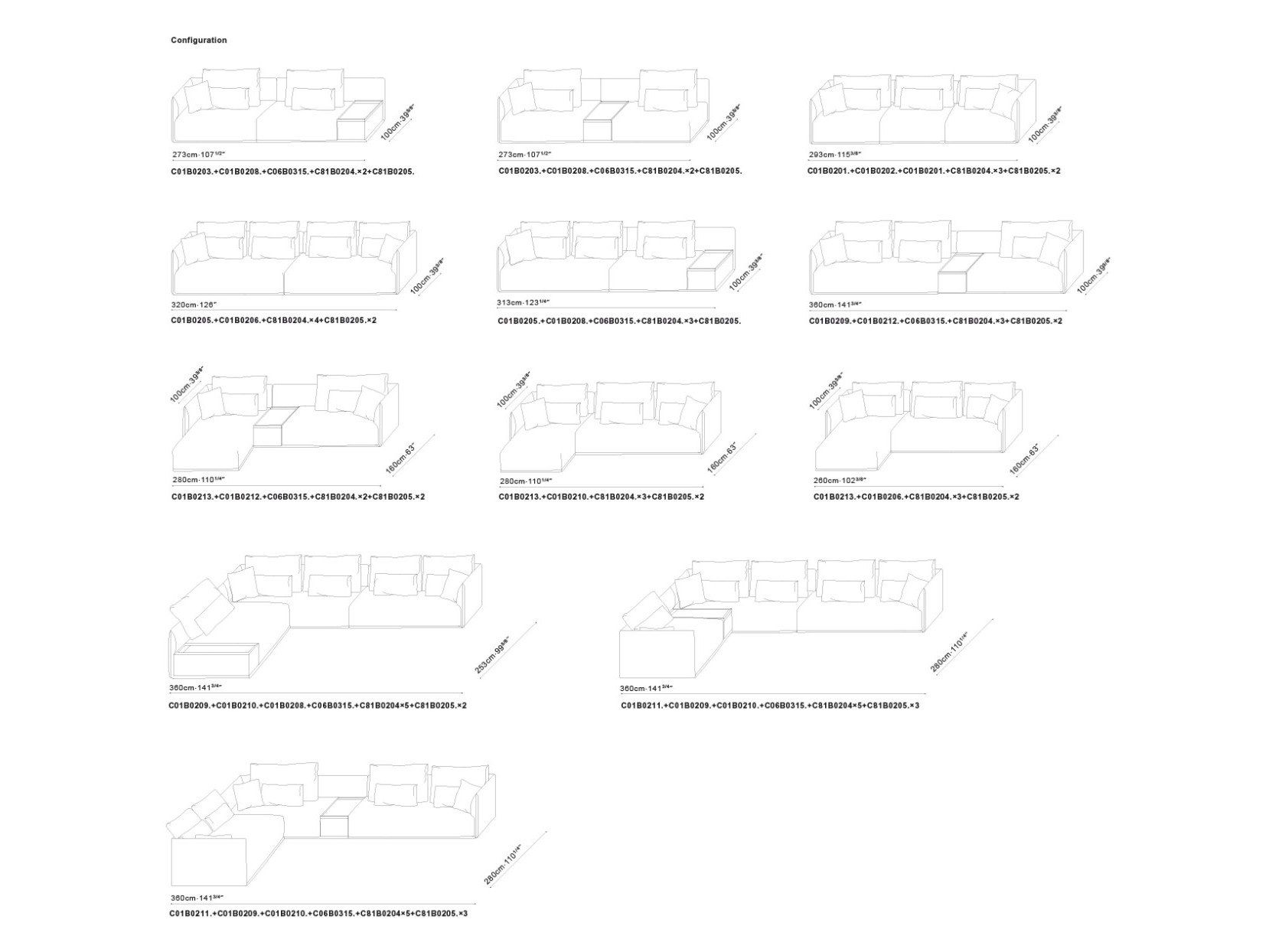 Модульный тканевый диван CAMERICH ELAN ARCH-00105342 - Вид №3