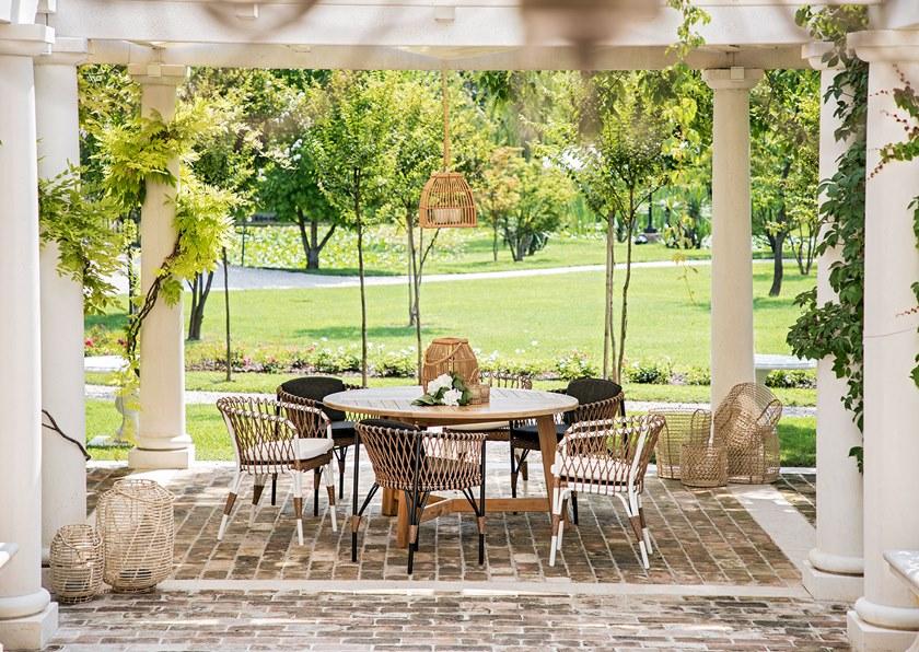 cbdesign Садовый стул из синтетического волокна с подлокотниками Karon N071n1 - Вид №4