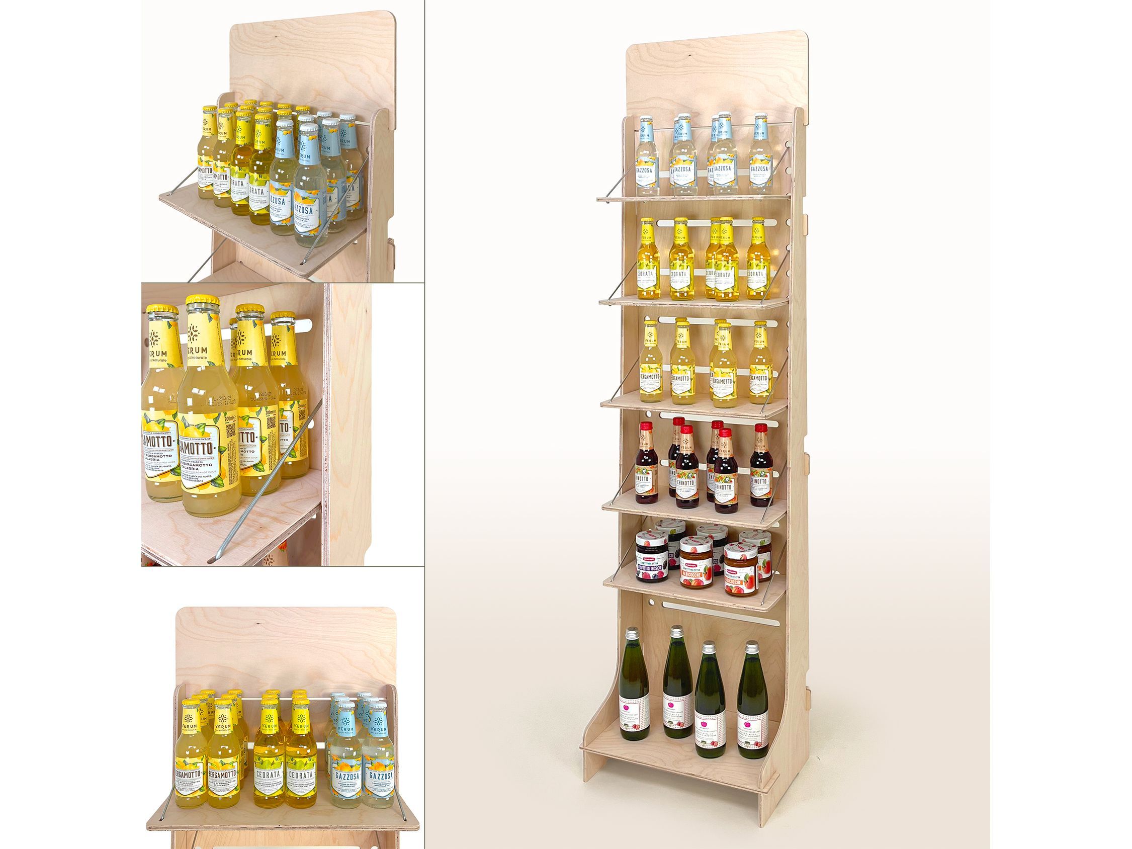 Деревянная напольная стойка дисплея Esposit экспоненты ARCH-00116171 - Вид №4