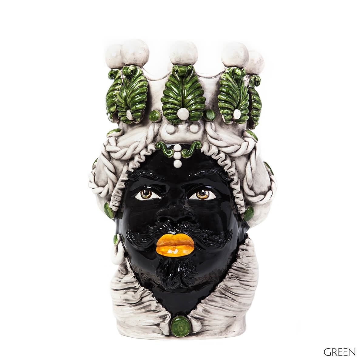 200655-CR ABHIKA ВАЗА МУЖСКАЯ МОРО БОЛЬШАЯ CRACKLÈ  - Вид №2