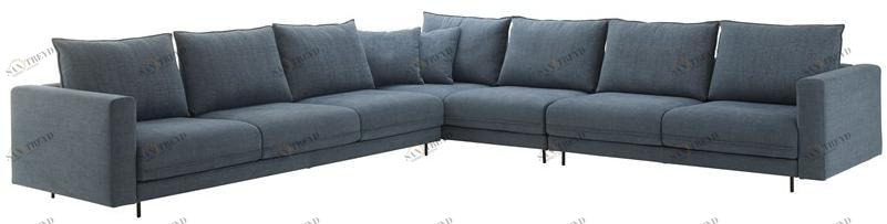 Ligne Roset Угловой диван со съемным чехлом из ткани sun-id-1498912