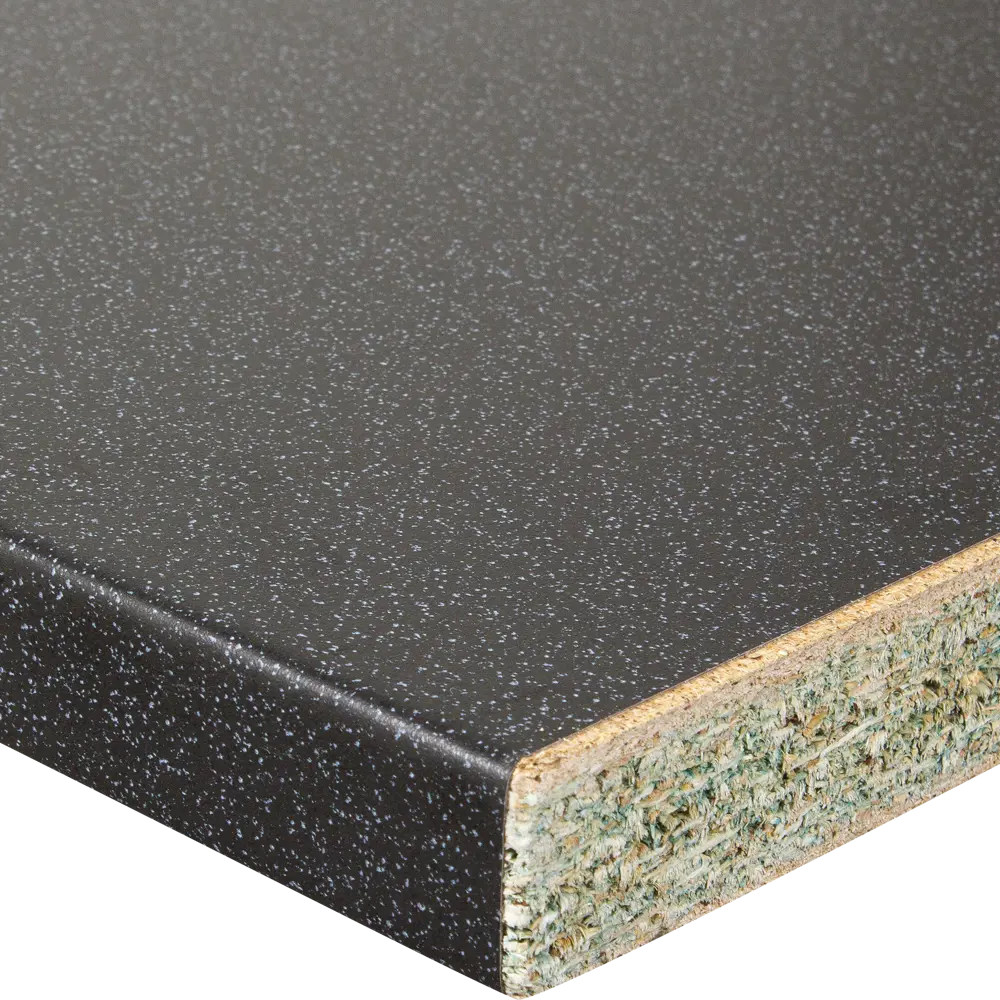Столешница Блэк 240x3.8x60 см ЛДСП цвет чёрный 82113207 STLM-2127111 Santreyd - Вид №2