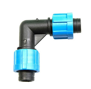 2809 Уголок для капельной ленты с поджимом 16мм LAB.Space