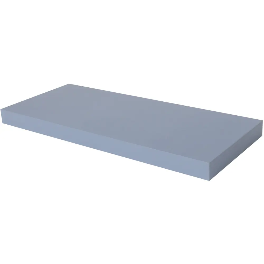 Полка мебельная прямая 800x235x38 мм МДФ цвет голубой SPACEO STLM-2040699