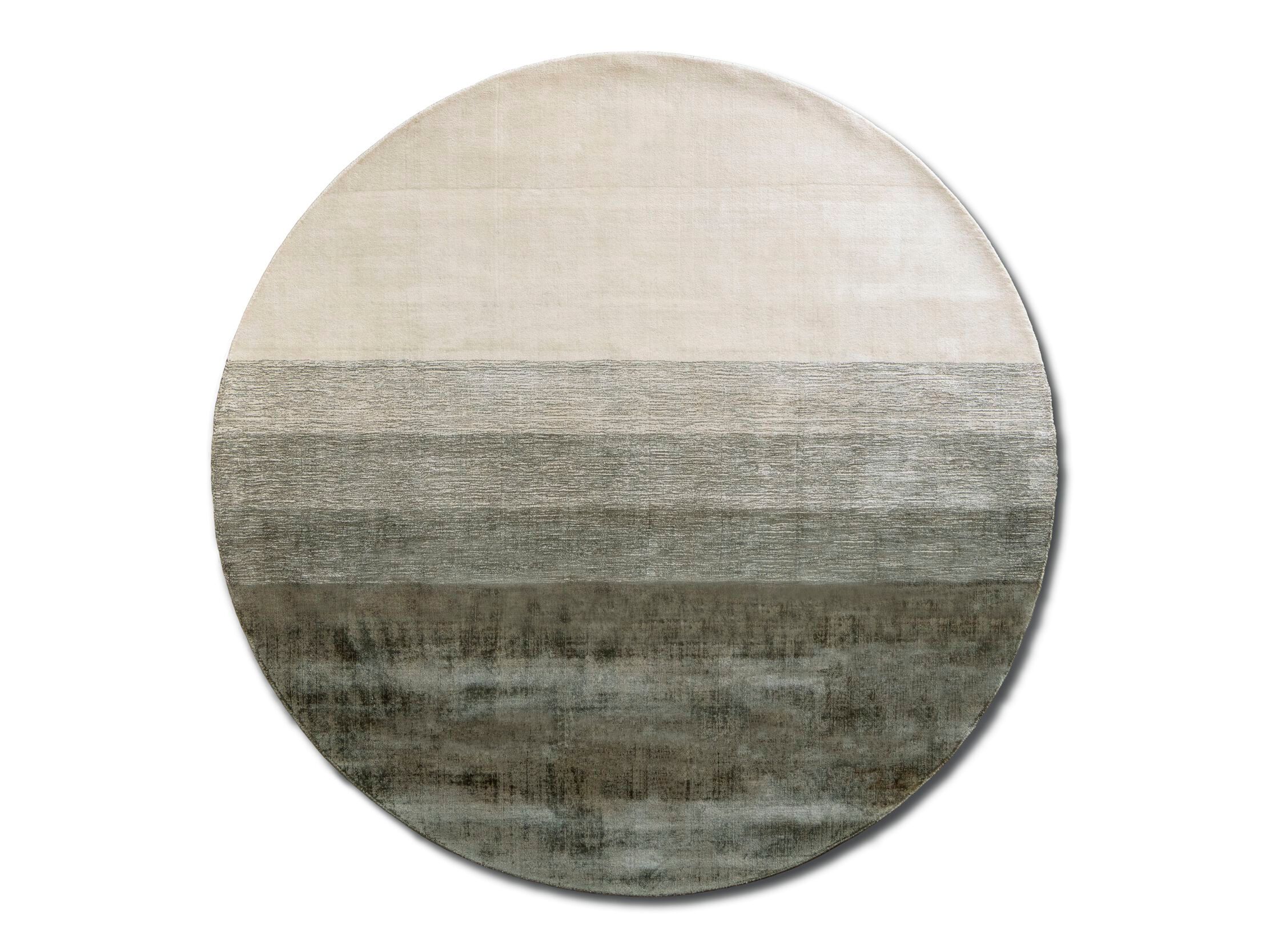 Круглый коврик degradé из вискозы G.T.DESIGN Stripes Party ARCH-00086181