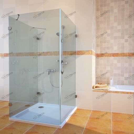 Душевая кабина 80x80 GK-003C стекло прозрачное GUTEWETTER LUX SQUARE 80X80GK003C