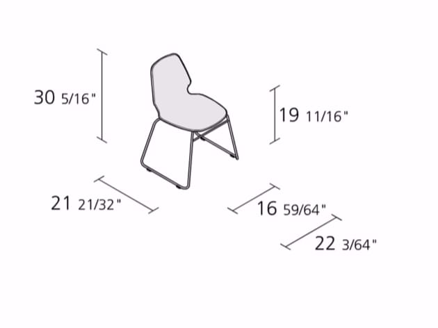 Штабелируемый стул для салазок Alias Таормина ARCH-00051562 - Вид №3