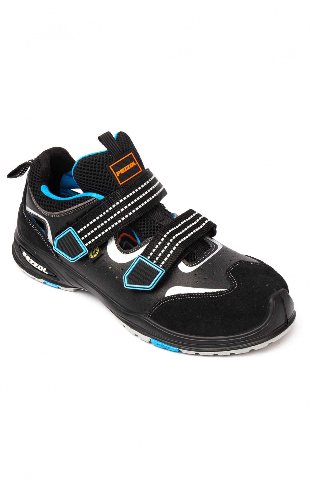 5031738 Полуботинки ПЕЦЦОЛЬ ФОРМУЛА 3 с перфорацией c композитным подноском и проколозащитной прокладкой черно-синие  Летняя обувь размер 47 Спецодежда 