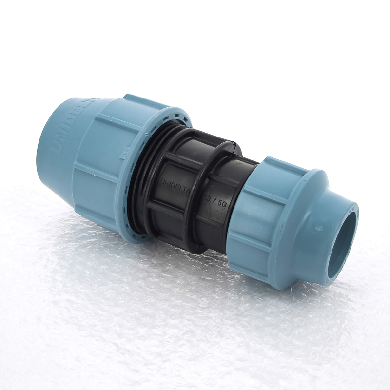 Муфта редукционная обжим для труб ПНД UNIDELTA 63x50 1002064050 - Вид №1