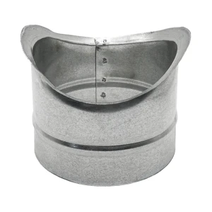 Врезка для круглых воздуховодов Ore D315x200 мм оцинкованный металл