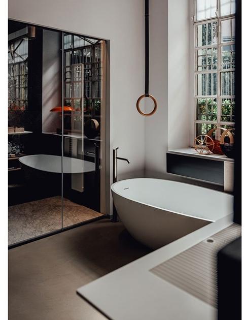 Отдельностоящая овальная ванна из cristalplant® Spoon Agape sun-id-1501977 - Вид №1